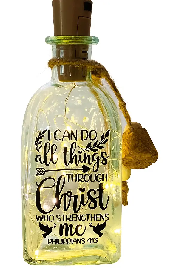 Fles led licht 250 ml I can do