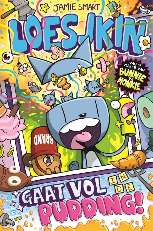 Loesjkin gaat vol in de pudding!