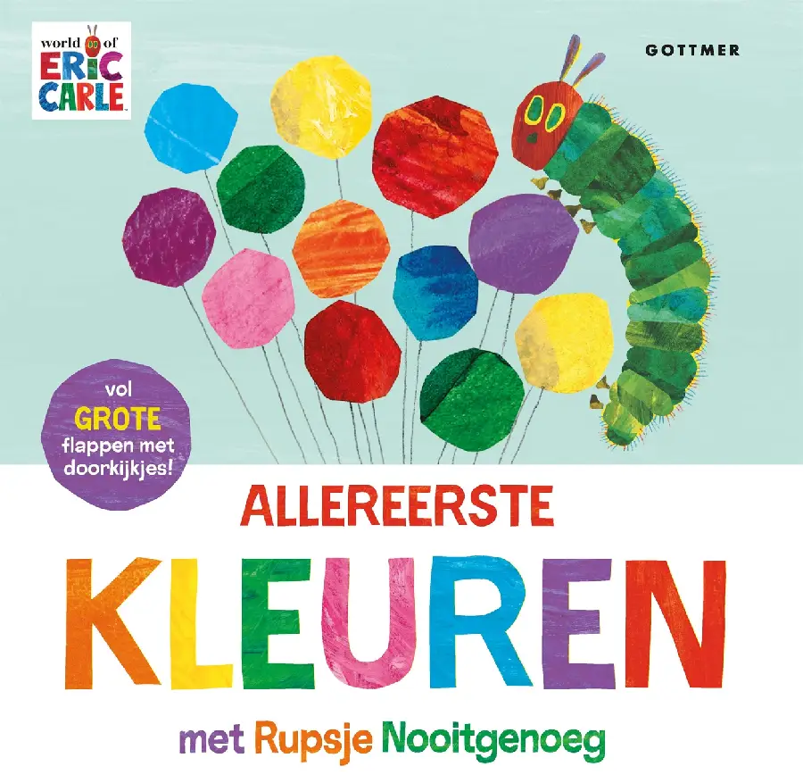 Allereerste kleuren met rupsje nooitgeno