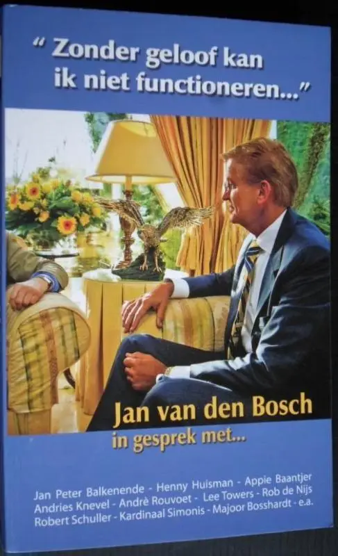 Zonder geloof kan ik niet functioneren