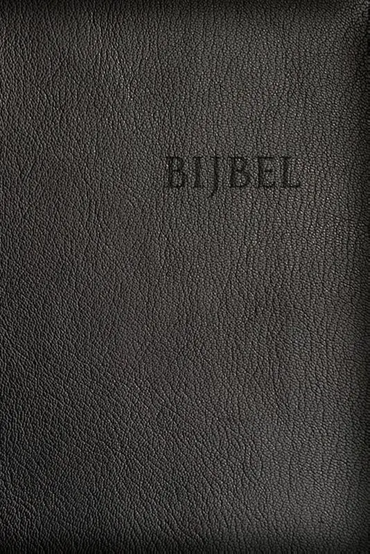 Edge line Bijbel HSV zwart leer