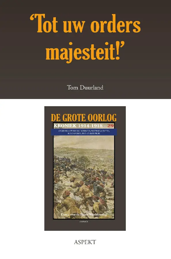 'Tot uw orders majesteit!'